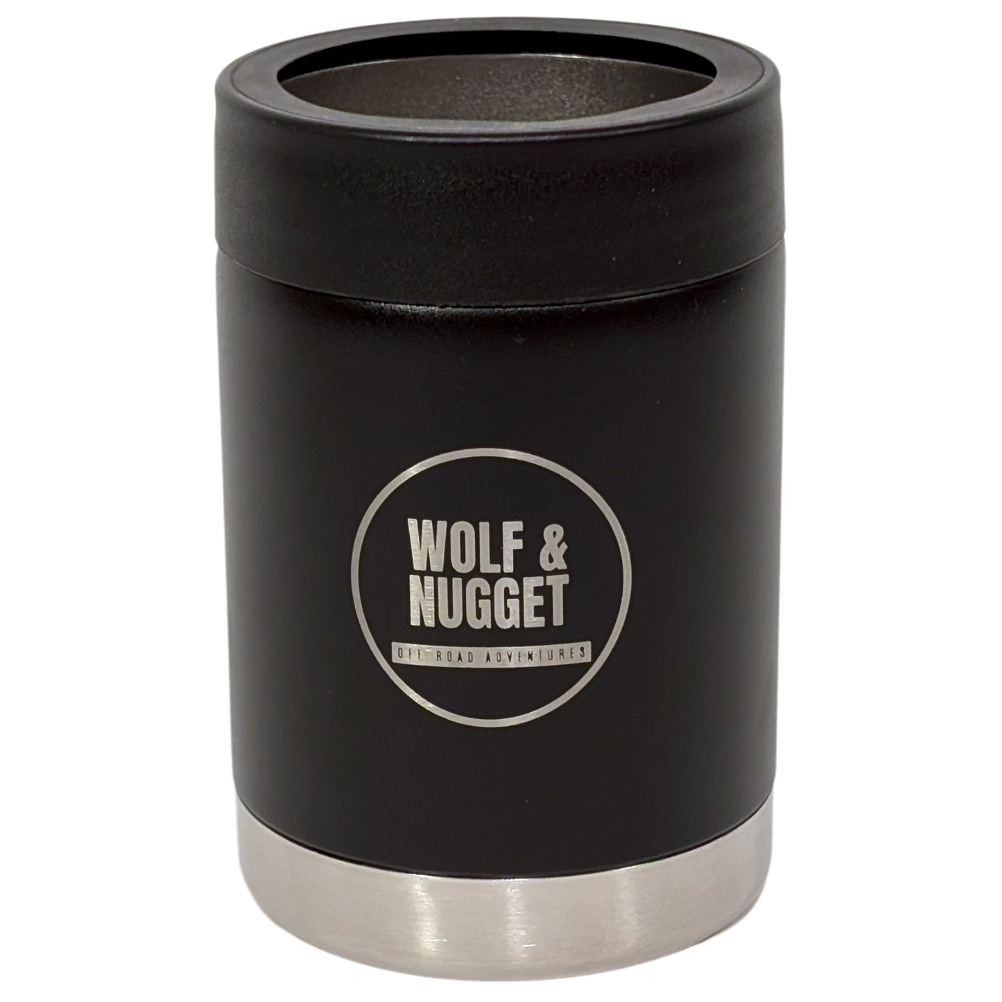 Wolf & Nugget Stainless Steel Beer Colster