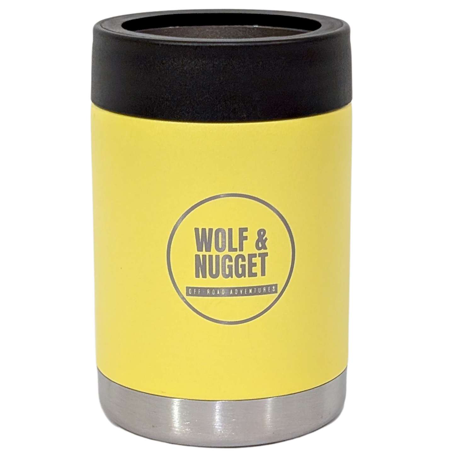 Wolf & Nugget Stainless Steel Beer Colster