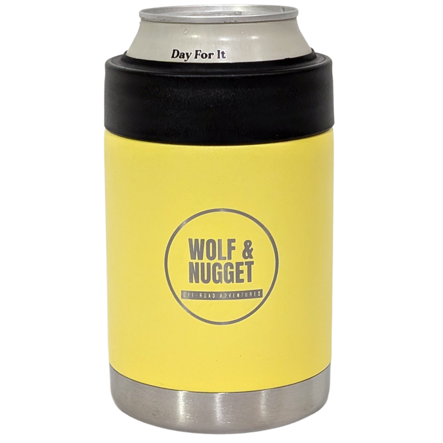 Wolf & Nugget Stainless Steel Beer Colster