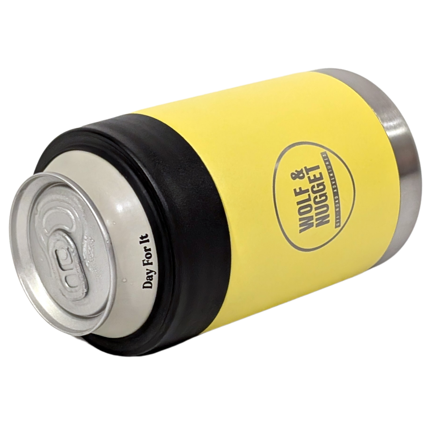 Wolf & Nugget Stainless Steel Beer Colster