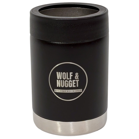 Wolf & Nugget Stainless Steel Beer Colster