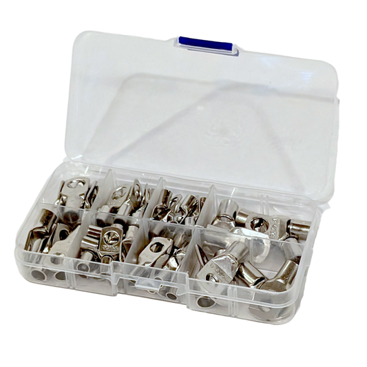 60 piece ring terminal lug kit